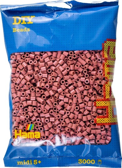 Hama Midi Perler 3000 stk 111 Mørk Blush Rosa Hama Midi Perler 3000 stk 111 Mørk Blush Rosa