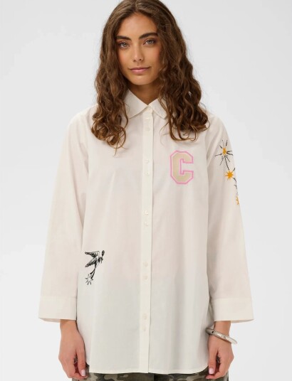 Culture Cujila Olena Shirt Cream L Culture Cujila Olena Shirt Cream L