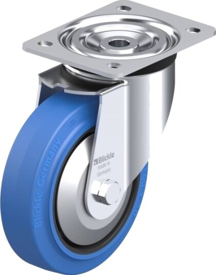 Blickle 656819 L-Poev 160R-Sb-Fa Hjul, Hjuldiameter 160 Mm, Bæreevne Maks. 400 Kg, 1 Stk