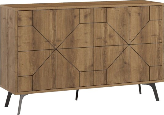 Dune Konsollbord 123x77,4 cm Brun/Hvit - Hanah Home