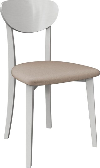 Esher spisestol - hvit, beige