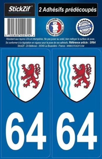 STICKZIF SR64 Klistremerke
