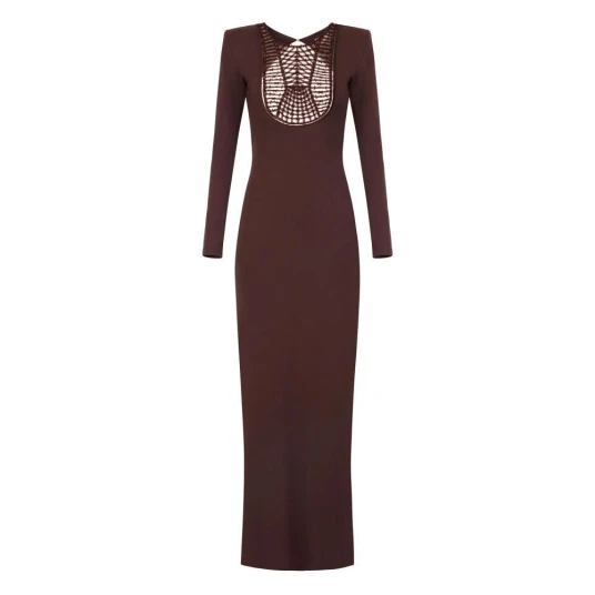 Elisabetta Franchi Dame Kjoler Brun S,