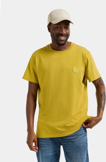 Didriksons Holger T-shirt Yellow Pollen