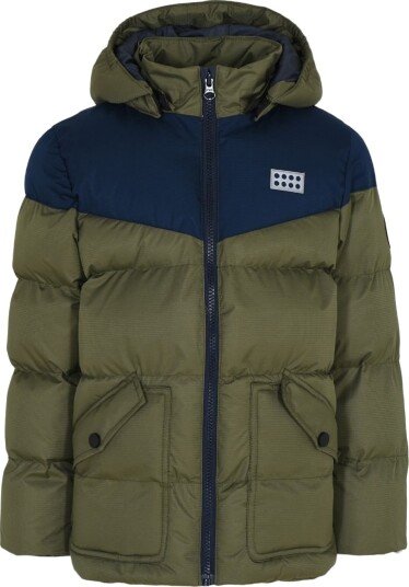 LEGO® Wear Polstret Jakke LWJebel Dark Khaki LEGO® Wear 5 år (110) Dunjakke Blå Grønn