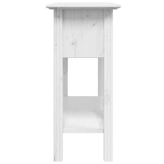 vidaXL Salongbord BODO hvit 90x34,5x73 cm heltre furu