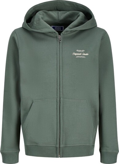 Jack & Jones Hettegenser m. Glidelås JorNorrebro Laurbærkran Jack & Jones 14 år (164) Hettegenser Armygrønn Grønn