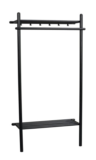Rowico Home Milford Svart eik/svart metall 180 x 90 cm Svart