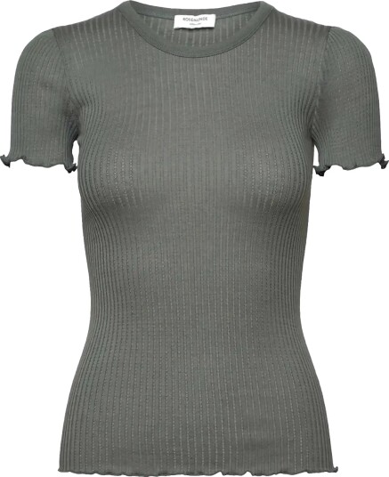 Rosemunde Rwbelize Silk Ss T Shirt Green XL