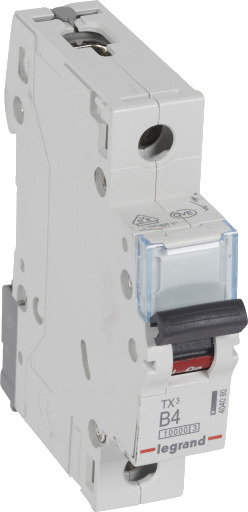 Legrand 10 stk TX³ MCB automatsikring B4 1P 1M 10/10kA