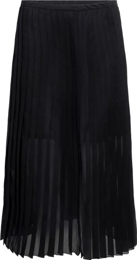 Filippa K Sheer Plissé Skirt Black 36