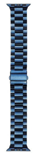 TRIACLE NATURAL STÅLLENKE BAND APPLE WATCH 42/44/45/49 MM, BLÅ