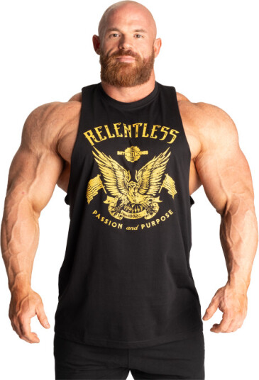 Better Bodies Relentless Cut Out T‑Skjorte Svart Gul Svart/Gul Medium Better Bodies Relentless Cut Out T‑Skjorte Svart Gul Svart/Gul Medium