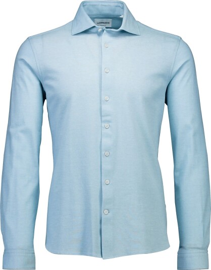 Lindbergh Knitted Dress Shirt L/S   Blue   XXL