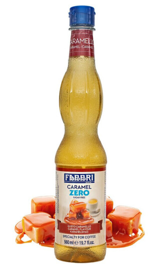 Fabbri Sukkerfri karamellsirup - 560 ml. Fabbri Fabbri Sukkerfri karamellsirup - 560 ml. Fabbri