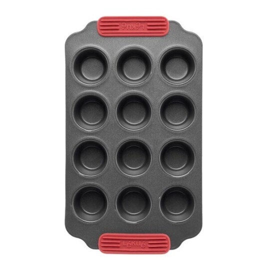 Lékué   Bakeform for minimuffins 12 hull 36x18 cm keramisk non stick