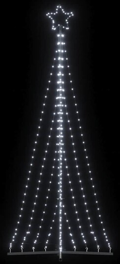  LED Juletre 447 LEDs Kald Hvit 249 cm