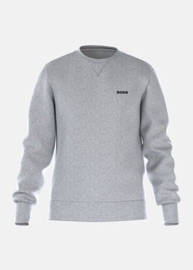 Borg Essential 4 Crew Light Grey Melange 2xl  Sweatshirts