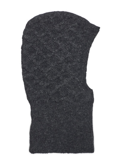 Becksöndergaard Cable Balaclava - Grey - ONE SIZE