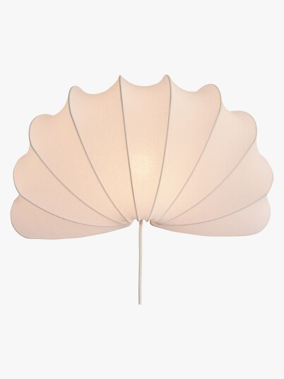 watt & VEKE   Vegglampe Anna L bomull   Hvit