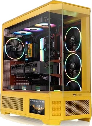 Thermaltake View 600 TG Full Tower PC-kabinett Butter Karamell Thermaltake View 600 TG Full Tower PC-kabinett Butter Karamell