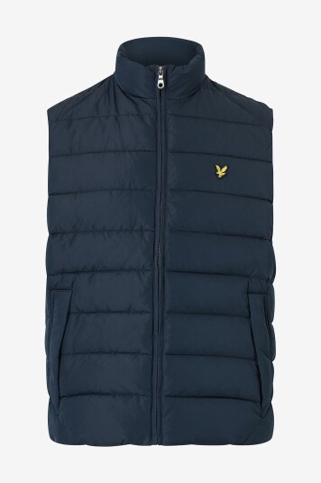 Lyle & Scott Vest Quilted Gilet Blå