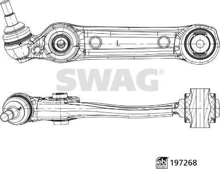 Bærearm SWAG 33 11 2537