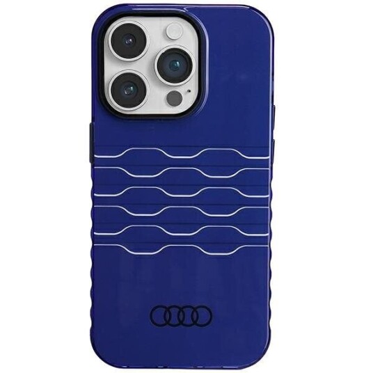 Deksel Audi Iml Magsafe Deksel Iphone 14 Pro 6.1" Blå/Marineblå Hardcase Au-Imlmip14p-A6/D3-Be
