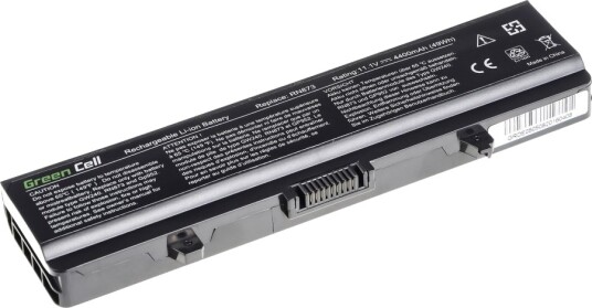 Green Cell Batteri Til Bærbar Pc Tilsvarer: Dell Gw240 Litiumion 6-Cellers 4400 Mah Svart