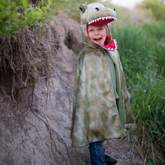 Great Pretenders T-Rex kappe m. klør Grønn str. 4-6 år Great Pretenders T-Rex kappe m. klør Grønn str. 4-6 år