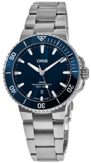 Oris Herreklokke 01 733 7789 4135 07 8 23 04PEB Aquis Blå/Stål Oris Herreklokke 01 733 7789 4135 07 8 23 04PEB Aquis Blå/Stål