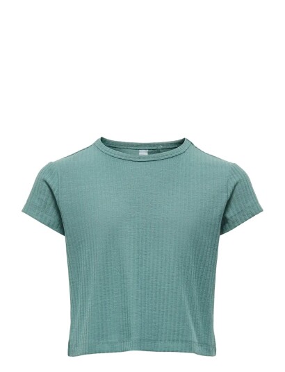 Only Play Onpseren On Ss Reg Rib Tee Girls   Green   146 152