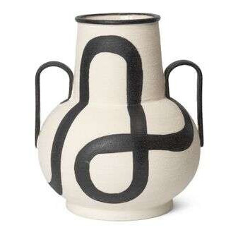 ferm LIVING Trace vase Offwhite