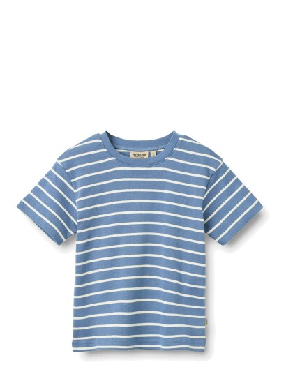 Wheat T Shirt S/S Fabian Blue 116 Wheat T Shirt S/S Fabian Blue 116