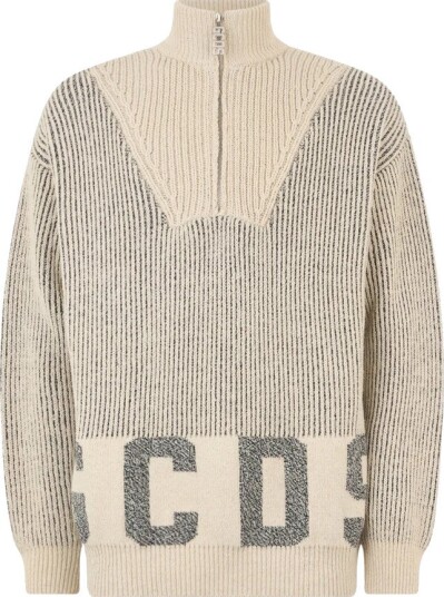 Gcds Dame Strikkevarer Beige M,