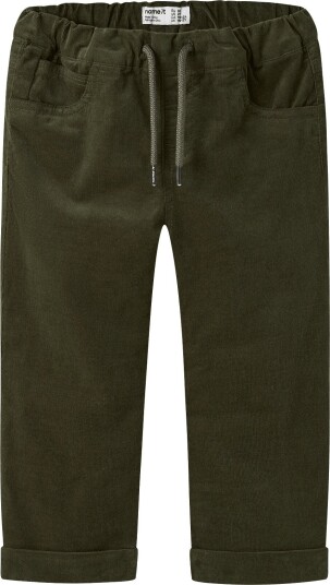 Name It Nmmben Regular Cord Wl Pant 4609 Yt   Khaki green   110