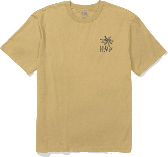 Salty Crew Men"s Day Off Classic Ss Tee Mineral Yellow S