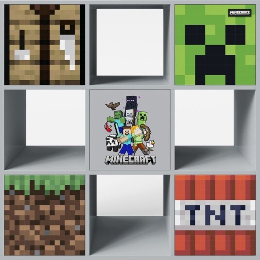 Minecraft Oppbevaringshylle Minecraft Oppbevaringshylle