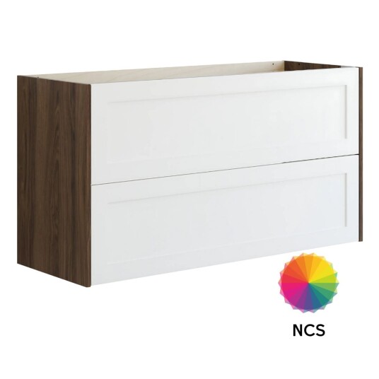 Dansani Inzo Classic Ramme Skap 2 Skuff B60 120xh64xd44cm Brun Eik/ncs Farge / 120cm