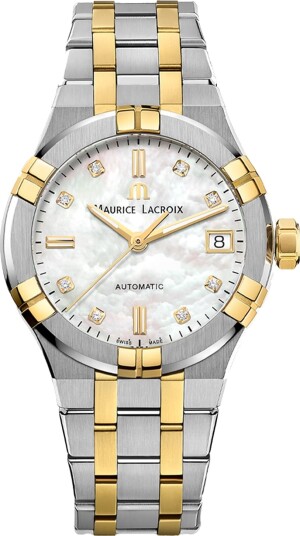 Maurice Lacroix Dameklokke AI6006 PVY13 170 1 Aikon Hvit/Gulltonet