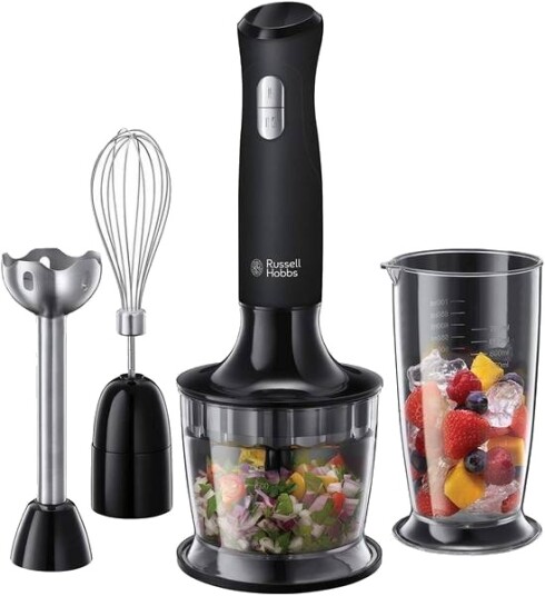 Russell Hobbs 3-i-1 Stavmikser 500W Matte Black 24702-56 Russell Hobbs 3-i-1 Stavmikser 500W Matte Black 24702-56