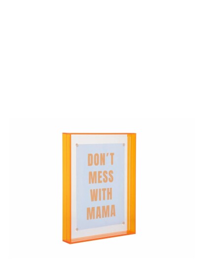 Present Time Photo Frame Gayo Large Acrylic Orange H22cm Present Time Photo Frame Gayo Large Acrylic Orange H22cm