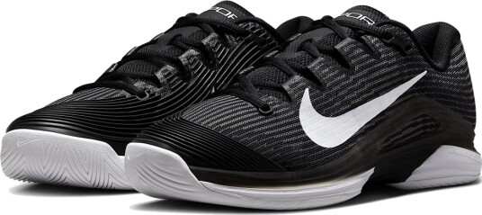 Nike Zoom Vapor 12 Allcourt Tennis  og padelsko dame Black/White Dk Smoke Grey 38
