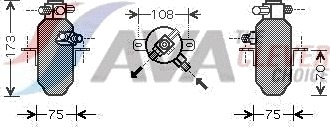 AVA COOLING SYSTEMS MSD374 Tørker, klimaanlegg