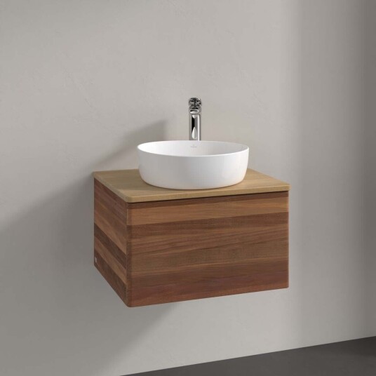 Villeroy & Boch Antao Servantskap med 1 skuff 60x50x36 cm u/lys Valnøtt/Eik