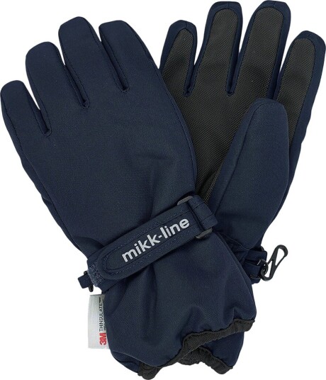 Mikk line Polyester Gloves Navy 122/128