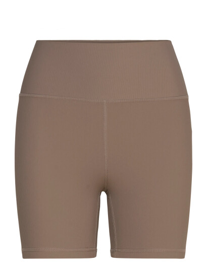 aim´n Ribbed Performance Midi Biker Shorts - Beige - XS