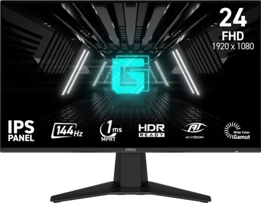 MSI G242L E14 23.8" FHD PC Skjerm Svart 1ms MSI G242L E14 23.8" FHD PC Skjerm Svart 1ms