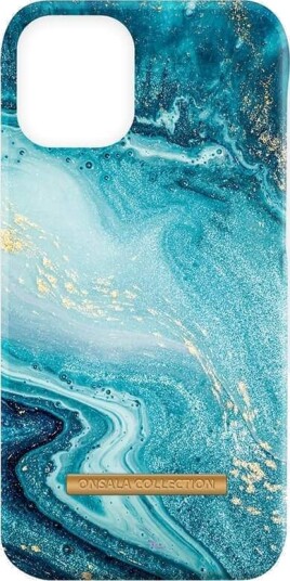 ONSALA COLLECTION Mobiltelefonveske Soft Blue Sea Marble iPhone 13 Mini