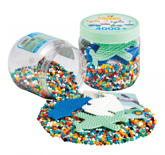 Hama Ironing beads set in Jar 4000pcs.